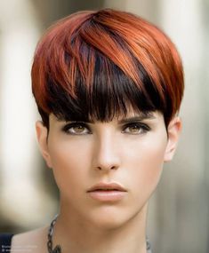 Short Red Hair, Pixie Cut With Bangs, Short Pixie Cut, Short Haircut, Pixie Hairstyles