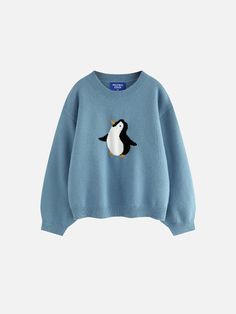 Top Streetwear Brand AelfricEden, Street fashion clothes shopping online, free shipping worldwide! Top Streetwear Brands, Clothing Details, Cute Penguins, Cropped Sweater, Online Shopping Clothes, Street Style Outfit, Penguins, Relaxed Fit, Casual Outfits