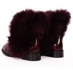 Winter Sheepskin Boots With Leather Lining, Luxury Brown Boots For Winter, Luxury Brown Winter Boots, Winter Calf Leather Boots With Leather Lining, Luxury Sheepskin Round Toe Boots, Designer Leather Winter Boots, Designer Leather Boots For Winter, Winter Designer Leather Boots, Winter Ankle Lace-up Boots In Calf Leather