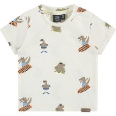 This white toned short sleeve tee features an allover adorable beach themed animal graphic perfect for hot summer days by the beach. | Babyface | Summer Fun Animals Short Sleeve T-Shirt, Print (White, Size 12M) | Maisonette collects the best children’s products from around the world (unlike Zulily, Etsy, The Tot, Farfetch Kids, Childrensalon, Crate and Kids, Kohls, Wayfair, Buy Buy Baby, Nordstroms, Mini Boden, J.Crew Factory, or PotteryBarn Kids), creating a curated shopping experience for you. Fun Animals, Sports Tee, Kickee Pants, Animal Graphic, Leather High Tops, By The Beach, Tween Outfits, Buy Buy Baby, Sports Tees