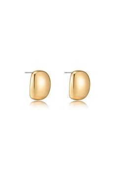 Materials 18k Gold Plated, Rhodium Plated, Zinc Length 0.85" Width 0.75" Closure Post App Social, Bachelorette Party Dress, Square Stud Earrings, Back Necklace, Modern Shoes, Shirts For Leggings, Rehearsal Dress, Embellished Denim, Travel Dress