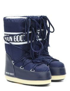 Nylon snow boots | #boots | #bootfashion | Blue Waterproof Sporty Boots, Sporty Waterproof Blue Boots, Blue Insulated Winter Boots, Fall Winter Shoes, Flip Flop Boots, Boot Fashion, Kids Snow Boots, Moon Boot, Funky Shoes