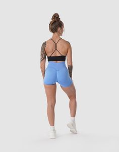 Crafted from a seamless, non-see-through, and sweat-wicking fabric and with a perfectly placed scrunch, these shorts enhance your glutes without riding up. The soft, and lightweight feel ensures maximum comfort while the double-stitched scrunch bum adds an extra level of protection. Why you'll love this scrunch butt short? 6 months warranty: covers scrunch bum, seams and crotch No front seam, anti-rip scrunch bum 100% squat-proof with double stitched scrunch for more protection 2-in-1 design: Ro 100 Squats, Black Hot Pink, Squat Proof, Modest Fashion, Baby Pink, 6 Months, Baby Blue, Soft Fabrics, Hot Pink