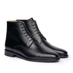 The Kingsman mens dress boots Australia in black leather Classic Goodyear Welted Office Boots, Classic Goodyear Welted Boots For Office, Classic Formal Lace-up Ankle Boots, Luxury Formal Boots, Elegant Ankle Lace-up Boots For Derby, Formal Goodyear Welted Ankle Boots, Formal Goodyear Welted Ankle Lace-up Boots, Formal Goodyear Welted Lace-up Ankle Boots, Formal Goodyear Welted Fitted Lace-up Boots