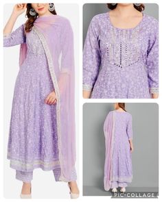 *Size - S - 36 inches can be altered up to 40 inches can also make it smaller size .   Very elegant lavender Suit which is beautifully decorated with Sequin embroidery and lace detailings. It is absolutely perfect for your upcoming occasions, it is very easy breezy and comfortable. looks exactly like picture  *Color: lavender  Party Wear Look Top-Dupatta and Fully Stiched palazzo with elastic  🧵 *Fabric Detail* 🧵 👗 *Top Fabric* : Rayon Embroidery Sequence Work* With 3/4 Sleeves 👗 *Bottom Fab Cambric Dupatta With Mirror Work, Fitted Cotton Palazzo Set With Dabka Work, Fitted Lawn Suit With Mirror Work, Semi-stitched Cotton Salwar Kameez, Long Sleeve Churidar With Mirror Work, Fitted Cotton Anarkali Lawn Suit, Fitted Cotton Anarkali Palazzo Set, Cotton Anarkali Salwar Kameez Fitted, Fitted Cotton Bollywood Salwar Kameez