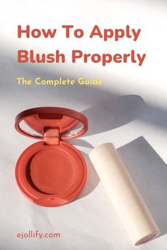 Apply Blush Correctly, Blush Application Tips, Blush Application, Cheek Stain, How To Apply Blush, Powder Blush, Makeup Essentials, Makeup Routine, Tips And Tricks