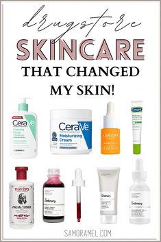 Best Skin Care Products For Face Top 10, Oily Skin Drugstore Skincare, Good Face Routine Skin Care Products, Where To Buy Skincare Products, Skin Care Routine Drugstore Products, Skincare Products Not To Use Together, Best Facial Products Skincare, Beginner Skin Care Products, Face Products Skincare Flawless Skin