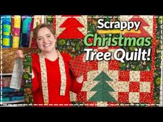 A SCRAPPY Twist to a 3-Yard Quilt! | What Quilting Taught Me - YouTube Use Fabric Scraps, Christmas Tree Quilt, 3d Quilts, Childrens Quilts, Tree Quilt, Christmas Quilt, Quilting Tips, Quilts Ideas