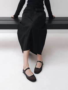 Sheer Mary Jane Black Mary Jane Ballet Flats For Spring, Spring Workwear Mary Janes, Black Mesh Ballet Flats, Black Mesh Ballet Flats With Flat Heel, Chic Mary Janes With Flat Heel, Modern Pointed Toe Mary Janes For Spring, Mesh Flats, Sandals Outfit, Mary Jane Flats