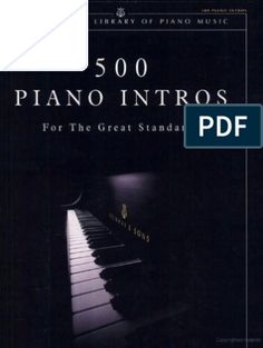 the book cover for 50 piano infos for the great standards