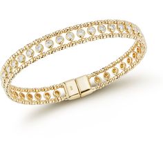 Sofer Jewelry - Diamond Bezel With Beaded Border Bangle in 18K Two Tone Elegant Gold Bracelet With Diamond Bezel Setting, Elegant Diamond Gold Bracelet With Bezel Setting, Elegant Diamond Bracelet With Bezel Setting, Elegant Gold Bracelet With Single Cut Diamonds, Elegant Hand-set Yellow Gold Diamond Bracelet, Classic Diamond Beaded Bracelets For Formal Occasions, Elegant Hand Set Yellow Gold Diamond Bracelet, Yellow Gold Diamond Beaded Jubilee Bracelet, Elegant Diamond Beaded Bracelets In Yellow Gold