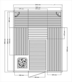 a drawing of a hot tub with measurements for the size and width, as well as its