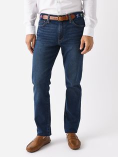 DESCRIPTION:A slim-straight jean with a classic five-pocket design constructed from stretch denim fabric.FEATURES:Button, Zip-Fly ClosureBelt Loops5-Pocket StylingTapered LegInseam: 34 in.Stretch Denim Fabrication93% Cotton, 6% Elastomultiester, 1% ElastaneClassic FitModel is wearing size 32 jean.Model's Measurements: Height: 6'1" | Waist: 31" | Inseam: 32" | Collar: 15" | Sleeve: 34" | Suit: 40R Stretch Denim Fabric, Saint Bernard, Slim Straight Jeans, Denim Fabric, Pocket Design, Straight Jeans, Stretch Denim, Collar, Fabric