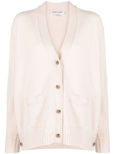 ivory white lambs wool fine knit V-neck front button fastening side button fastening long sleeves straight hem ribbed cuffs and hem faux pocket detail Scottish Summer, Victoria Beckham Outfits, Cardigan Pink, Summer 22, Airport Fashion, Fine Knit, Airport Style, Knitwear Cardigan, Wool Cardigan