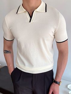 Entdecken Sie zeitlose Eleganz - Isaac™ Fashion Polo Shirts. Tauchen Sie ein in den Inbegriff von Raffinesse mit Isaac™ Fashion Polo Shirts. Mit exquisiten Details und hochwertigen Stoffen gefertigt, bieten diese Hemden unvergleichlichen Komfort und zeitlose Eleganz. Unterstreichen Sie Ihren Stil mit Selbstbewusstsein und lassen Sie sich vom dauerhaften Charme der Isaac™-Poloshirts verzaubern. Hier ist, warum unsere Isaac™ Mode-Poloshirts die besten sind! .: Garantiert langlebig: Isaac™ Mode-Poloshirts werden mit viel Liebe zum Detail hergestellt und überzeugen durch ihre Langlebigkeit. Jede Naht und jeder Knopf ist meisterhaft verarbeitet, um eine langfristige Investition zu gewährleisten. Vielfältige Farbpalette: Entfalten Sie Ihren persönlichen Stil mit unserer anspruchsvollen Farbauswa Polo Shirts, Gentleman, Polo Shirt, Mens Outfits, Quick Saves