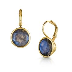 Fervor Montreal Earrings Elegant Round Lever Back Labradorite  Earrings Labradorite Earrings, Stone Settings, Gold Vermeil, The Beauty, Labradorite, Natural Stones, Jewelry Design, Im Not Perfect, Plating