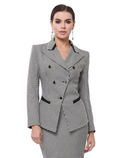 Women Suits, Tweed Coat, Jacket Outfit, Skirt Suit, Double Breasted Suit Jacket, Jacket Outfits, Suits For Women