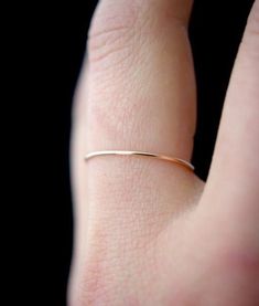 Thick Stacking Ring, Rose Gold Stackable Rings, Thick Ring, Wedding Plan, 14k Rose Gold Ring, Tiny Earrings, Morganite Engagement Ring, Gold Ring Stack, Ring Rose Gold