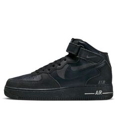 The Nike Air Force 1 Mid '07 'Halloween Midnight' is a stylish sneaker with a mysterious black colorway. The silhouette is highlighted by a reflective coating, adding a unique touch to the classic design. The rubber sole provides comfort and durability, making it perfect for any activity. Inspired by the Halloween season, this sneaker is the perfect addition to your wardrobe. With its timeless design and modern features, the Nike Air Force 1 Mid '07 'Halloween Midnight' is the perfect sneaker for any occasion. (AF1/SNKR/Skate/Men's/Mid Top) Nike Air Force 1 With Boost Midsole For Streetwear, Nike Air Force 1 High-top Urban Streetwear, Nike Black Basketball Shoes For Streetwear, Black Fade-resistant Lace-up Skate Shoes, Nike Air Force 1 With Abzorb Midsole For Streetwear, Casual Black Nike Air Force 1 For Streetwear, Nike Air Force 1 With Translucent Outsole For Streetwear, Nike Air Force 1 Mid-top Urban With Boost Midsole, Nike Air Force 1 Urban Mid-top With Boost Midsole