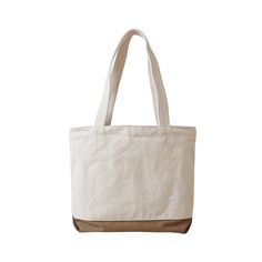 Thick canvas tote. This item is recommended for people who carry a lot of luggage. In addition to its storage capacity, it has a basic yet cute taste, so it is sure to be a great bag for daily use. 
 
 
 Size 
 
 Height: 37cm 
 Width: 42cm 
 gusset width: 13cm 
 
 
 Others 
 
 With inner pocket Canvas Bag With Reinforced Double Handles, Beige Bags With Reinforced Handles, Beige Everyday Bags With Reinforced Handles, Everyday Beige Bags With Reinforced Handles, Casual Duck Canvas Tote Bag, Casual Duck Canvas Everyday Bag, Casual Everyday Duck Canvas Bag, Canvas Tote Shoulder Bag With Reinforced Handles, Casual Duck Canvas Bag For Daily Use