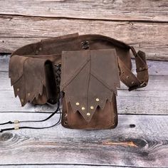 Handmade Brown Leather Waist Bag With Gemstone Belt Pouch - Etsy Bosnia and Herzegovina Leather Belt Pouch, Leather Waist Bag, Hip Pack, Belt For Women, Leather Ideas, Belt Pouch, Buy One Get One Free, Pocket Belt, Smart Phones