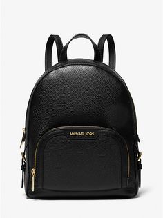 Jaycee Medium Pebbled Leather Backpack | Michael Kors Michael Kors Backpack For On-the-go, Michael Kors Travel Bags In Pebbled Leather, Michael Kors Pebbled Leather Travel Bag, Michael Kors Leather Backpack With Zipper, Michael Kors Leather Standard Backpack, Modern Michael Kors Backpack, Michael Kors Modern Standard Backpack, Modern Michael Kors Standard Backpack, Michael Kors Backpack With Zipper Closure For On-the-go