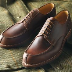 The Wexford Blucher in Dark Brown Brown Goodyear Welted Lace-up Derby Shoes, Timeless Goodyear Welted Oxfords For Derby, Timeless Goodyear Welted Plain Toe Oxfords, Timeless Plain Toe Goodyear Welted Oxfords, Timeless Almond Toe Derby With Goodyear Welt, Timeless Almond Toe Derby Shoes With Goodyear Welt, Timeless Goodyear Welted Leather Shoes For Derby, Brown Goodyear Welted Oxfords For Derby, Timeless Goodyear Welted Derby With Round Toe