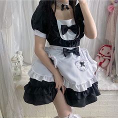 Cute Sweet Pure Maid Lolita Dress
Size Chat： Short Sleeve Ruffled Dresses For Halloween, Short Sleeve Dresses With Ruffles For Halloween, Cute Mini-length Halloween Dress, Cute Mini Length Halloween Dress, Cute Mini Dress For Halloween, Cute Mini Halloween Dress, Cute Black Knee-length Dress, Cute Black Dress For Costume Party, Cute Black Mini Length Dresses