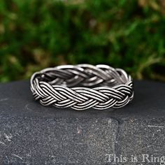 Multiple Wire Braid Knot Celtic Ring * Oxidized Solid 925 Sterling Silver Ring * Irish Wedding Engagement Band * Vintage Twist Eternity Ring → Oxidized & Rhodium Plated → 4.5mm Height → SOLID 925 Sterling Silver → Not Plated or Silver Filled → Celtic Theme → 925 Stamped The ring comes with a gift box as shown in the product description picture, Ready for gifting. Adjustable Oxidized Finish Rings For Promise, Oxidized Adjustable Promise Ring, Adjustable Oxidized Finish Promise Ring, Adjustable Band Promise Ring, Adjustable Sterling Silver Bands, Adjustable Band Stackable Promise Rings, Adjustable Silver Round Band, Silver Adjustable Round Band, Adjustable Silver Bands For Gift