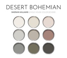 the desert bohemian color scheme for sheryln williams's whole house color scheme