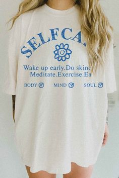 SELF CARE OVERSIZED GRAPHIC TEEPREMIUM COTTONOVERSIZED FIT Relaxed Graphic Print T-shirt For Loungewear, Relaxed Summer T-shirt For Relaxation, Pink Slogan T-shirt For Loungewear, Relaxed Cotton T-shirt For Casual Wear, Relaxed Cotton T-shirt, Athleisure T-shirt With Letter Print For Loungewear, White Summer Sleep T-shirt, Spring Sleep T-shirt With Short Sleeves, Relaxed T-shirt For Summer Relaxation