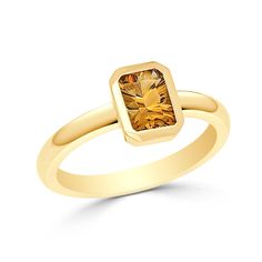 Large 2ct solitaire ring made with citrine 100% natural in 14KT solid gold.We offer this ring in 14KT white, yellow and rose gold. Many cultures believe that if the ring is open and touches the finger it brings the power of the stone onto the body, this is an open basket ring and we can set it low to touch the finger-please let us know. Item will come with a box, certificate of authenticity and free shipping! These earrings will ship in 3-5 business days! We hope you enjoy wearing our jewelry as Emerald Cut Solitaire Ring, Emerald Cut Solitaire, Grey Diamond Ring, Finger Jewelry, Turtle Pendant, Citrine Ring, Colored Gems, Natural Earth, Jewelry Ring