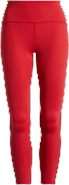 Functional Red Stretch Leggings, Red Tights For Pilates, Red Tight Activewear For Yoga, Red Athleisure Tights For Training, Athleisure Red Leggings For Pilates, Micro-elastic Red Leggings For Yoga, Red Tight Fit Activewear For Yoga, Red Functional Yoga Leggings, Red Moisture-wicking Tights For Yoga