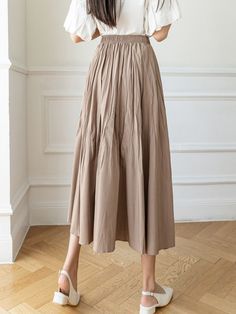 SPECIFICATIONS Material: Cotton,Polyester Gender: WOMEN Fabric Type: Blended Dresses Length: Mid-Calf One Size:Waist 60~90cm,Length 80cm Notes: the Error within 3 cm due to manual measurement(Unit: 1 inch = 2.54 cm, 1 cm = 0.39 inch) Casual Long Skirts, Aesthetic Outfits Women, Simple Flats, Long Skirt Casual, Outfits Women Casual, Campus Style, Plaid Pleated Skirt, Skirt Y2k, Aline Skirt