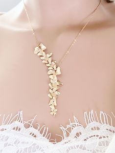 "Wild Orchid Flower Necklace Gold Necklace for women Bridesmaid Gift Bridal Party Gift Personalized gift for her birthday gift Wedding gift This Wild Orchid Flower Necklace is the perfect addition to any jewelry collection. It is a stunning piece that will elevate any outfit. Designed with a gold finish, it has a beautiful and elegant look that will suit any occasion. Unique Design: The Wild Orchid Flower pendant is intricately designed, making it stand out from other necklaces. Versatile: This necklace can be worn with casual or formal outfits, making it perfect for any occasion. Personalized Gift: It makes for an excellent personalized gift for someone special on birthdays or weddings. The Wild Orchid Flower Necklace comes in an elegant gift box and makes the perfect bridesmaid gift or b Flower Shaped Necklace With Flower Decoration For Wedding, Flower-shaped Necklace With Flower Decoration For Wedding, Flower Charm Jewelry For Wedding Gift, Flower Shaped Necklaces For Wedding And Mother's Day, Flower Shaped Necklace For Valentine's Day Wedding, Flower Shaped Necklaces For Wedding On Mother's Day, Dainty Flower Necklace For Wedding On Mother's Day, Flower Shaped Necklace For Wedding And Mother's Day, Wedding Necklace With Delicate Chain For Valentine's Day