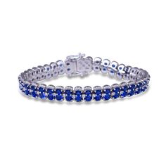 Striking double oval blue sapphire and diamond bracelet. Fana Jewelry, Diamonds Bracelet, Designer Bracelets, Bracelet Online, Sapphire Bracelet, Designer Fashion Jewelry, Expensive Jewelry, Sapphire Jewelry, Bracelet Bangle