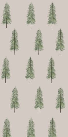 a drawing of trees on a gray background