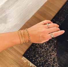 Everyone deserves to have timeless pieces in their jewelry collection, and our Perry Bracelet is one of those pieces. Although it is dainty, it will be sure to make a statement. Once it’s on your wrist, you’ll feel as though you're strutting through the streets of NYC. AND visit our new store located at 92 Perry Street in the West Village :) 18k yellow gold filled 7" long chain Chic Everyday Bangle Bracelets, Chic Adjustable Tarnish Resistant Bracelet, Chic Adjustable Tarnish-resistant Bracelet, Trendy Everyday Bracelet Jewelry, Everyday Bangle Charm Bracelet With Extender, Tarnish Resistant Chain Bracelet For Layering, Trendy Everyday Bangle Jewelry, Chic Everyday Gold Bracelet, Dainty Tarnish-resistant Bangle Charm Bracelet