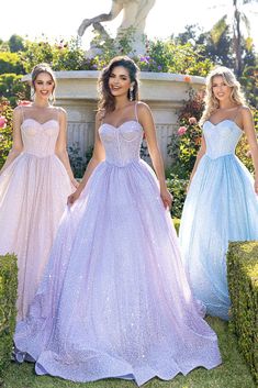 Portia & Scarlett PS25308 Turquoise Dresses, Prom Ballgown, Sweetheart Corset