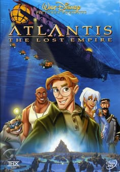 the poster for the movie atlantic's the lost empire