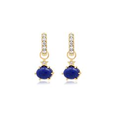 8x6mm Lapis .03 tcw diamond star accents Approx. 1.97 grams 14k gold charms Hoop Charms, Studded Necklace, Gold Charms, Diamond Star, Strawberry Quartz, Anklet Bracelet, Chain Earrings, Gold Charm, Pave Diamonds