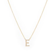 This chic heirloom necklace can be customized with your choice of a diamond block letter pavé initial on a timeless cable chain. Beautiful on it's own or a perfect layering piece.DIAMONDS Approximately .05 - .08 ctw depending on the initial, round 1mm, G/H, SIMETAL Solid 14k Gold or Sterling SilverLENGTH Adjustable 16-17-18"LETTER 1 total capital letter, .3" Elegant Diamond Initial Necklace With Cable Chain, Everyday Diamond Necklace With Initial Pendant, Everyday Initial Necklace With Diamond Accents, Fine Jewelry Initial Pendant Necklace With Cable Chain, Fine Jewelry Initial Necklace With Cable Chain, Personalized Diamond Initial Necklace For Everyday, Everyday Diamond Initial Necklace, Everyday Diamond Initials Necklace, Luxury Initial Pendant Necklace With Cable Chain