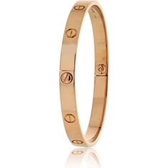 Step into the realm of exquisite beauty with the Cartier Love 18K Rose Gold Size 20 Bangle Bracelet. Crafted by the renowned brand Cartier, this bracelet exudes timeless elegance and sophistication. Made from luxurious 18K rose gold, it glimmers with a warm, inviting hue that complements any skin tone. The iconic design features screws that encircle the bracelet, symbolizing everlasting love and commitment.This 100% authentic preowned piece is a testament to Cartier's craftsmanship and prestige. With a size 20 fit, it offers both comfort and style for everyday wear or special occasions. The excellent condition ensures that you receive a piece of jewelry that is as pristine as it is breathtaking. Whether worn alone as a statement piece or stacked with other bracelets for a layered look, the Classic Cartier Bracelets For Wedding, Elegant Cartier Rose Gold Jewelry, Classic Cartier Gold Bracelet As A Gift, Classic Cartier Gold Bracelet Gift, Luxury Rose Gold Bracelets For Wedding, Luxury Rose Gold Bracelet For Wedding, Luxury Rose Gold Wedding Bracelets, Timeless Rose Gold Jubilee Bracelet, Luxury Rose Gold Wedding Bracelet