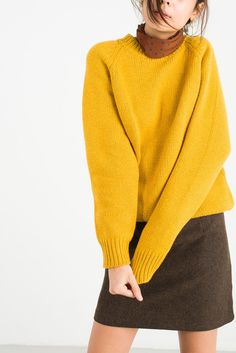 Round Neckline Winter Knit jumper, Mustard Baby Cold, Shopping Spree, Winter Knits, Winter Time, Knit Jumper, Round Neckline, Dream Closet