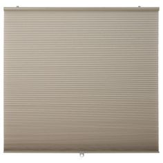 a beige roller shade with horizontal blinds on the top and bottom bars, in front of a white background