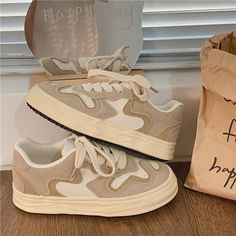 Color: Beige khaki, Size: 36 Estilo Harajuku, Hong Kong Style, Clothing Catalog, Female Style, Beige Shoes, Fitness Watch, Style Korean, Beige Brown, Brown Beige