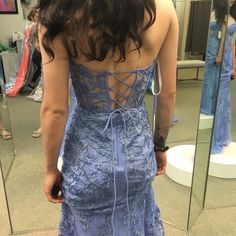 Sherri Hill Prom Dress Size 0 Spring Collection Of 2022 Can’t Find Anywhere Else No Longer Sold. Periwinkle Blue And Purpleish Mermaid Tight Fitting Corset Strapless 4 Layers With A Flower Mesh Underneath The Embroidered Layer. Covered In Swarovski Crystals Light In Periwinkle. I’m 5”4 120lbs Size B Also 24 In Waist. Only Tryed On Never Actually Wore It Anywhere. Brand New Just No Tags.#Promdress Smoke Free Home Cream Prom Dress, Prom Dress Corset, Sherri Hill Prom Dress, Sherri Hill Prom, Blue Prom Dress, Dress Corset, Sherri Hill Prom Dresses, Corset Dress Prom, Sherri Hill Dresses