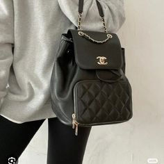 Chanel Caviar Black Backpack With Gold Accents . Microchipped And Comes With The Business Affinity Bag Protector That I Used With It In Order To Protect The Bag. Pictures Will Show It Is In Excellent Condition And It Comes With The Tags, Dust Bag, Chanel Ribbon, And Camilla. Box Is Big But I Will Ship With A Full Price Offer. Low Ball Offers Will Be Ignored . Thank You Chanel Ribbon, Chanel Backpack, Bag Chanel, Price Offer, Chanel Caviar, Chanel Bags, Black Backpack, Gold Accents, Chanel Bag