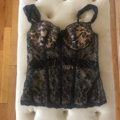 Victoria’s Secret Very Sexy Bustier, Size 36c, Nwt Zipper Back Closure Cup-Side/Front Panel: 75% Nylon, 25% Lurex Back Panel: 79% Nylon, 21% Spandex Measurements In Photos Fitted Lace Bra In Coquette Style, Fitted Sheer Camisole For Night Out, Sheer Fitted Camisole For Evening, Elegant Lined Body Corset For Night Out, Fitted Sheer Camisole For Evening, Party Coquette Corset With Underwire, Fitted Lace Coquette Bra, Elegant Lined Corset For Night Out, Coquette Fitted Lace Bra