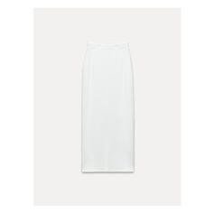 High-waisted long skirt with belt loops and elastic waistband. Back vent. Relaxed Fit Skirt With Belt Detail For Spring, Relaxed Skirt With Belt Detail For Spring, Elegant Relaxed Skirt With Belt, Elegant Spring Skirt With Belt Detail, Elegant Belted Skirt For Spring, Elegant Skirt With Belt, Chic Skirt With Waistband For Summer, Chic Belted Skirt For Summer, Chic Summer Skirt With Waistband